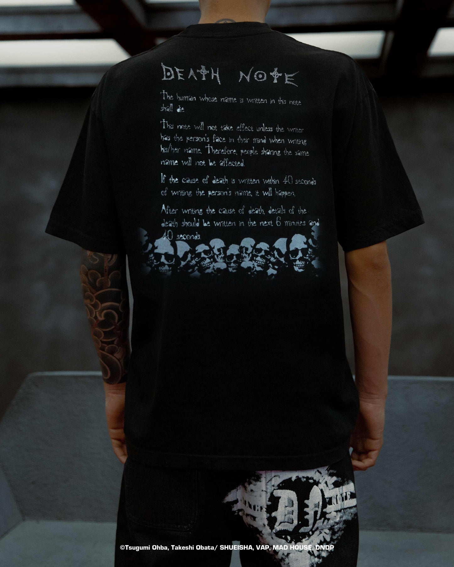 DEATH NOTE REM SHIRT (BLACK)