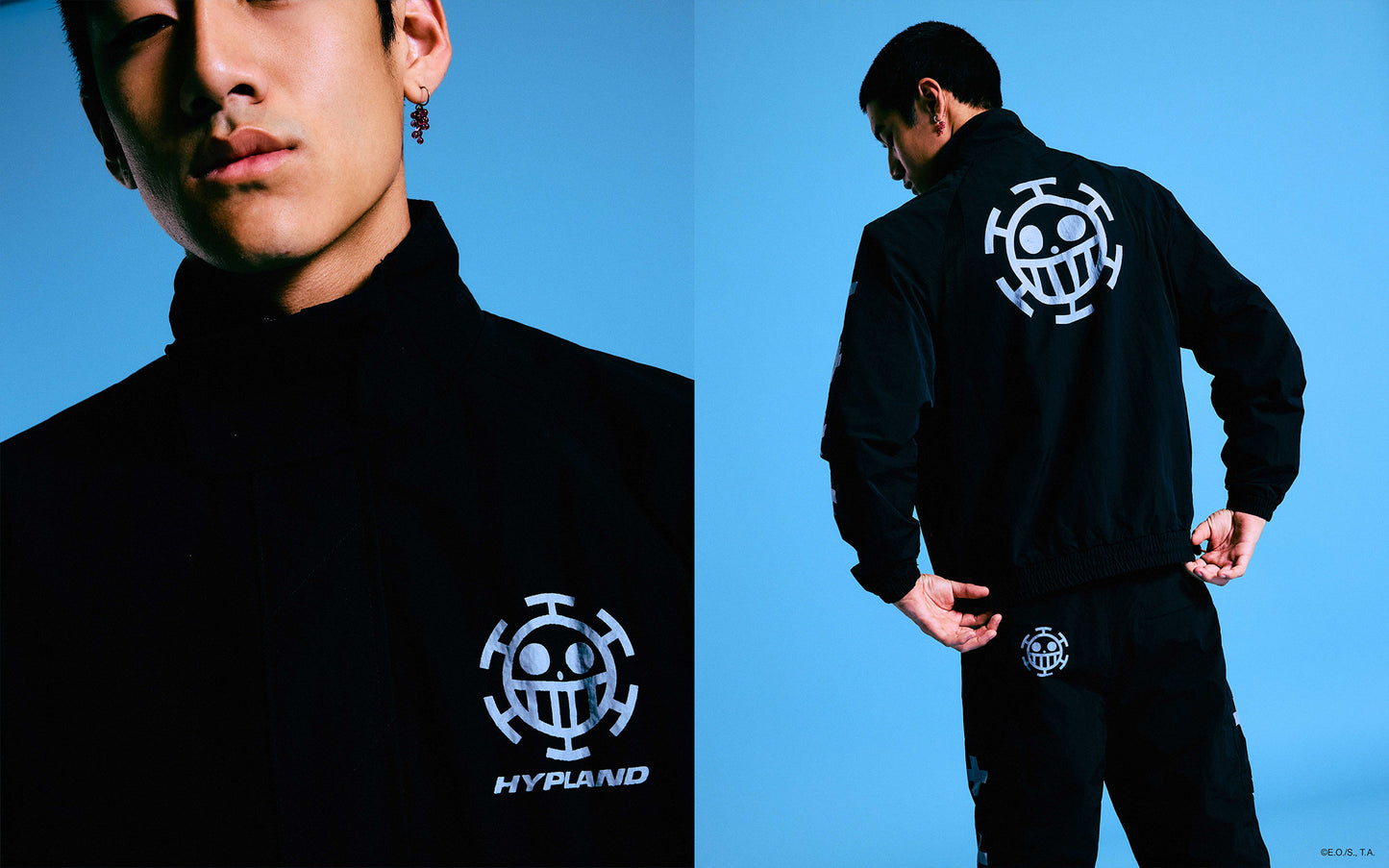 ONE PIECE TRAFALGAR LAW TRACK JACKET (BLACK)