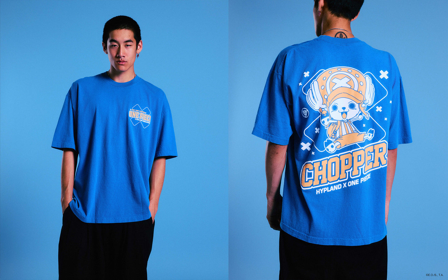 ONE PIECE TONY TONY CHOPPER SHIRT (BLUE MOON)