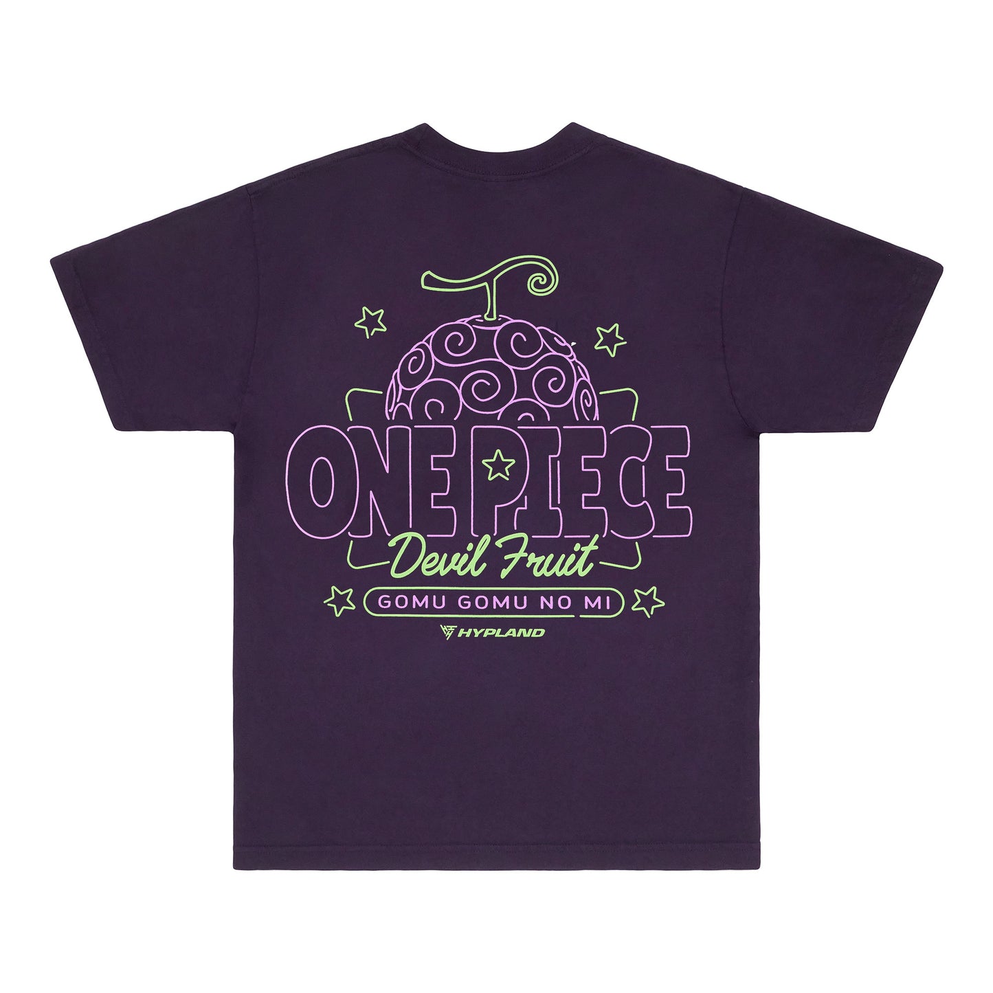 ONE PIECE NEON GOMU SHIRT (PURPLE)