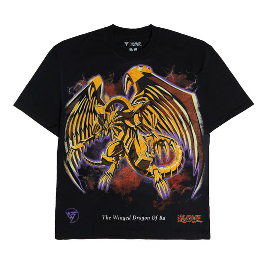 YUGIOH RA JUMBO PRINT SHIRT (BLACK)