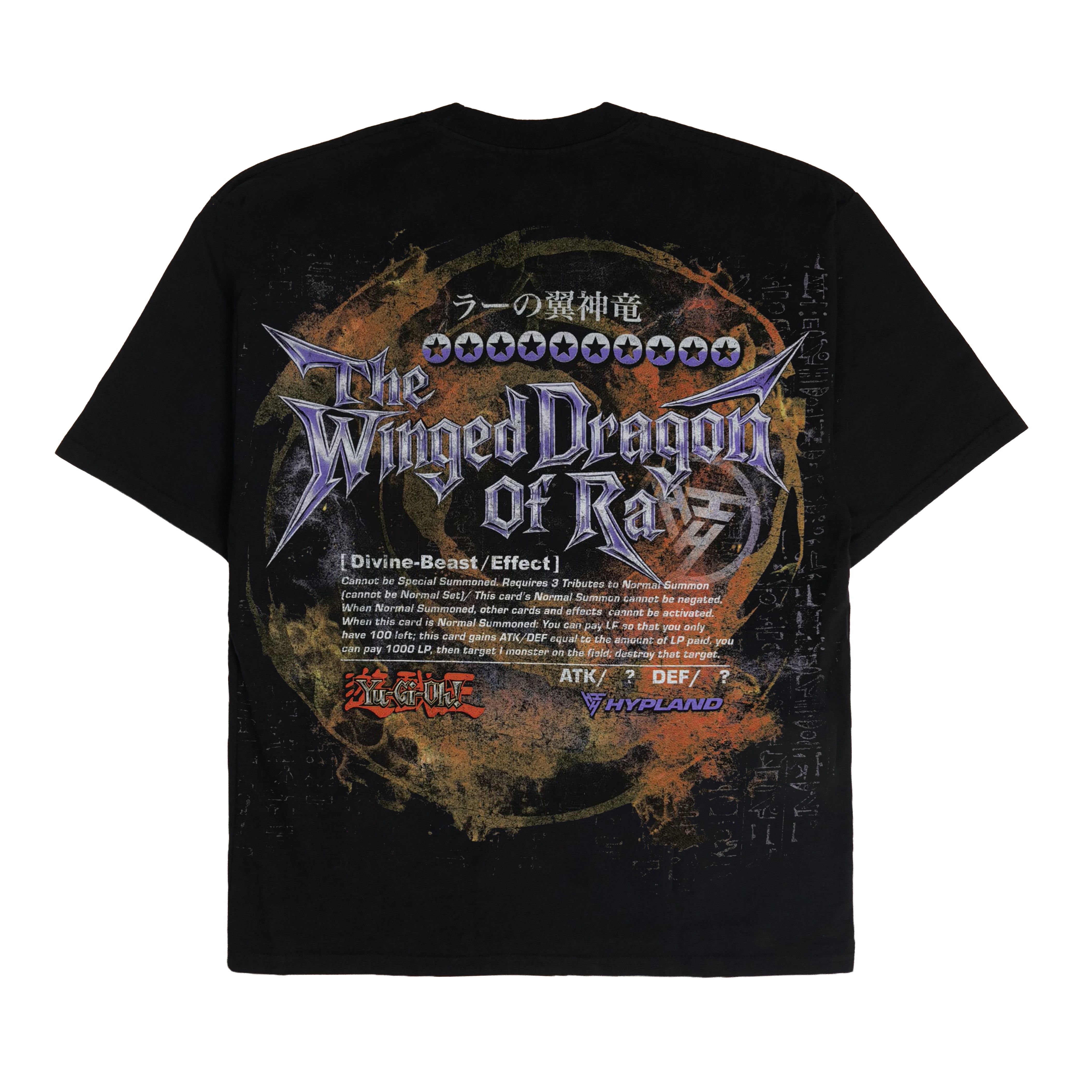 YUGIOH RA JUMBO PRINT SHIRT (BLACK) – Hypland