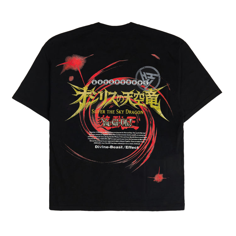 YUGIOH SLIFER JUMBO PRINT SHIRT (BLACK)