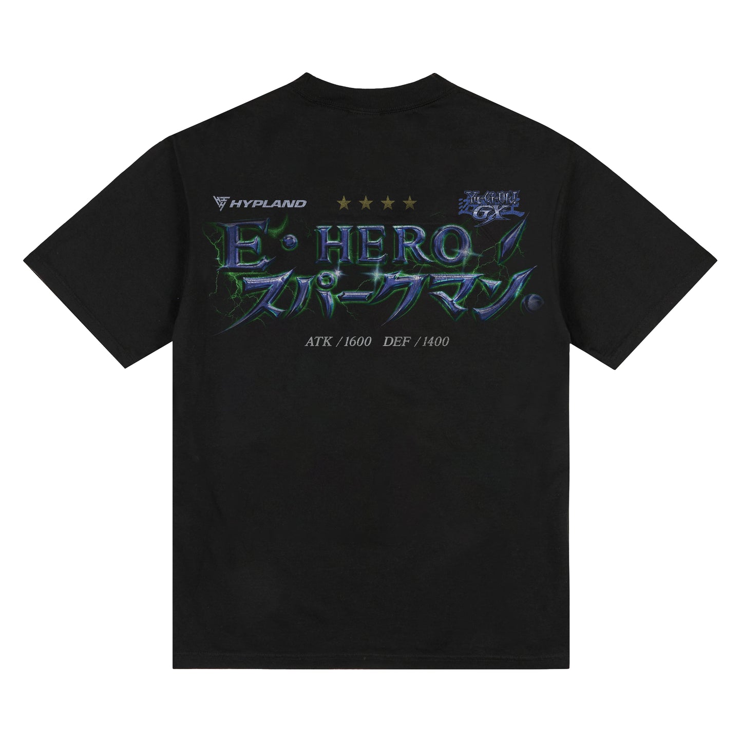 YUGIOH SPARKMAN JUMBO PRINT SHIRT (BLK)