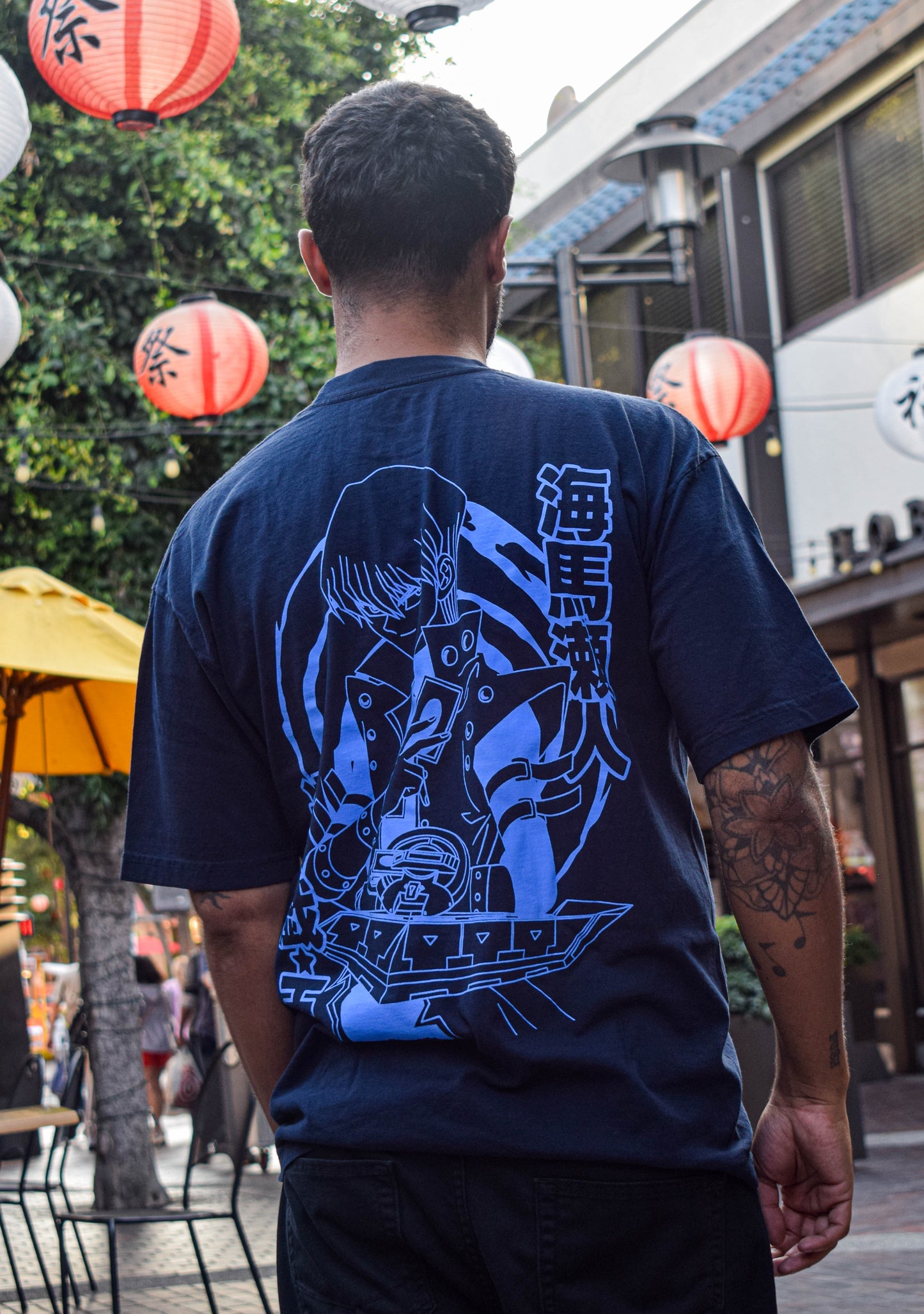 YUGIOH KAIBA SHIRT (NAVY)