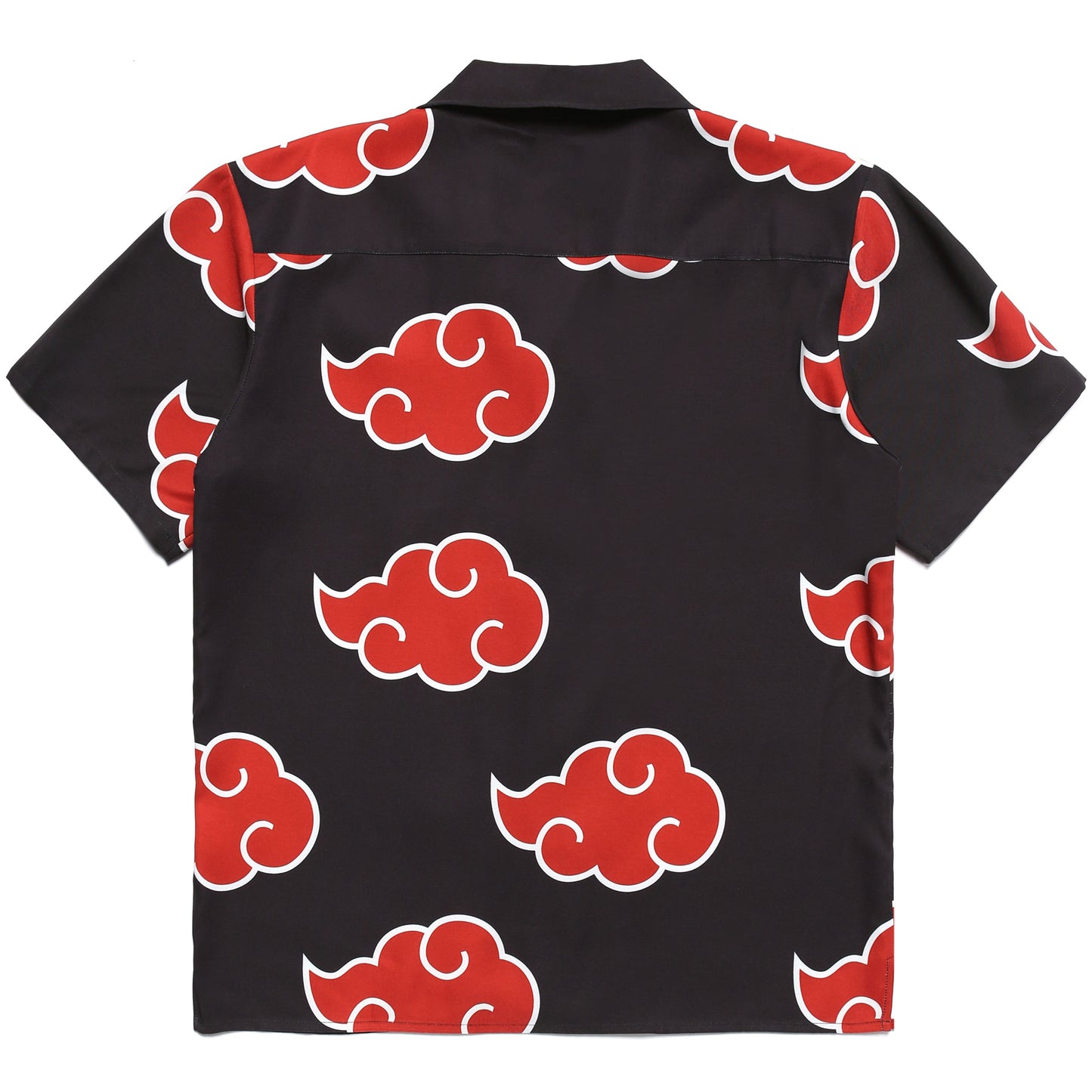 NARUTO AKATSUKI BUTTON UP SHIRT (BLACK)