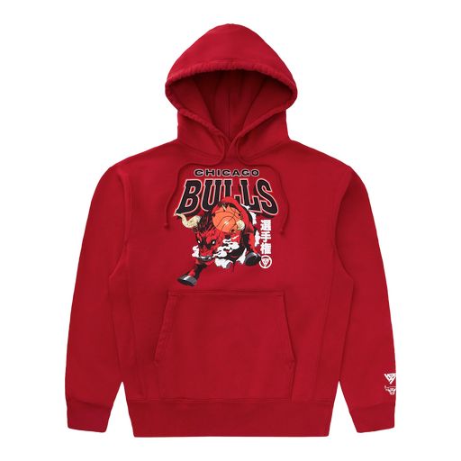 NBA CHICAGO BULLS CHARGE HOODIE (RED)