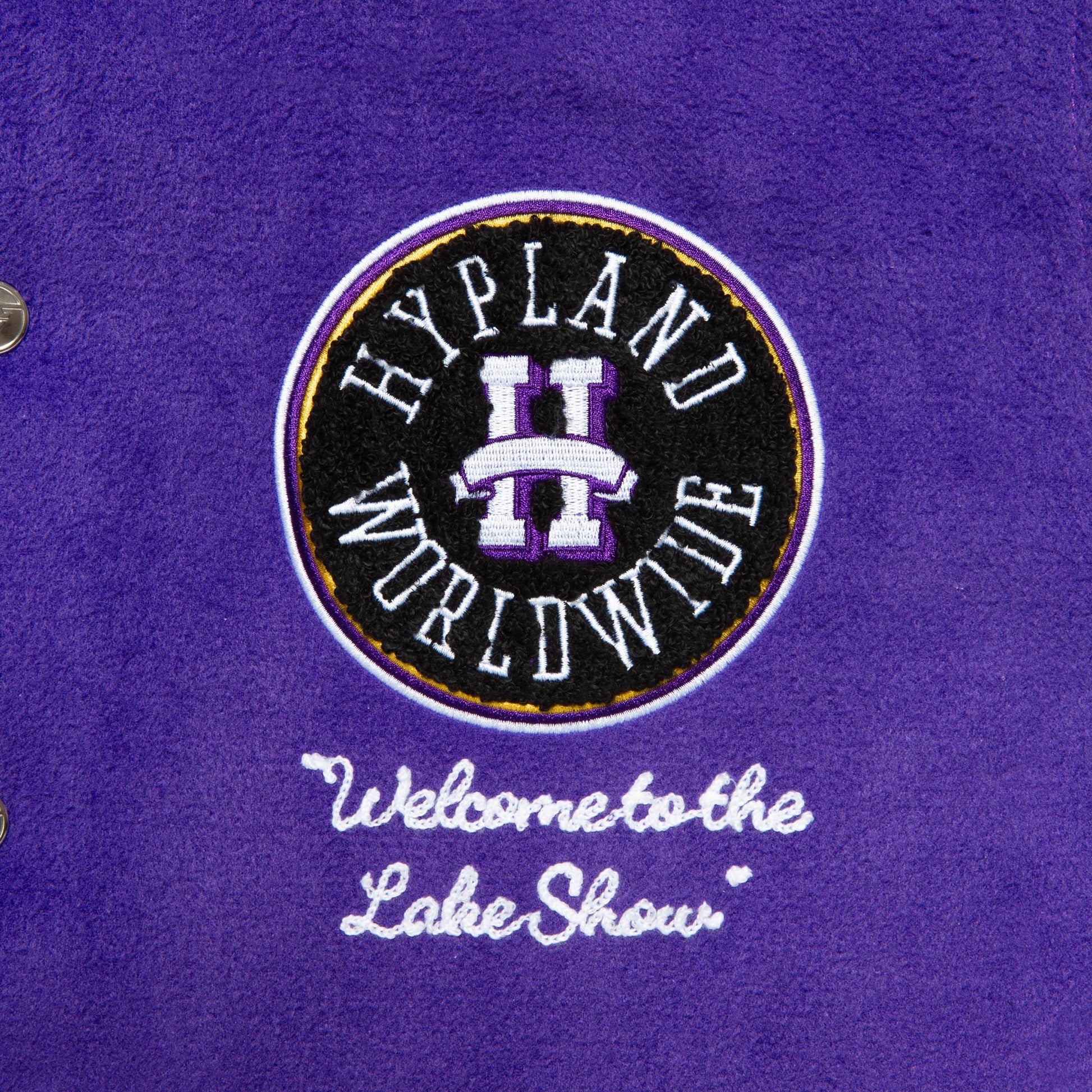 Hypland NBA Los Angeles Lakers Varsity Jacket (Purple) 3XL