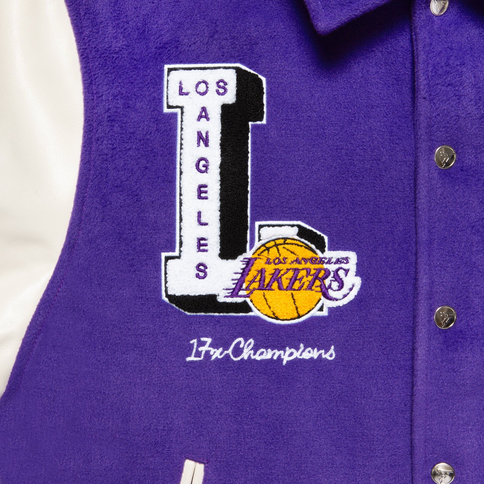 Mitchell & Ness Lakers Championship Jackets, LA Lakers Jacket