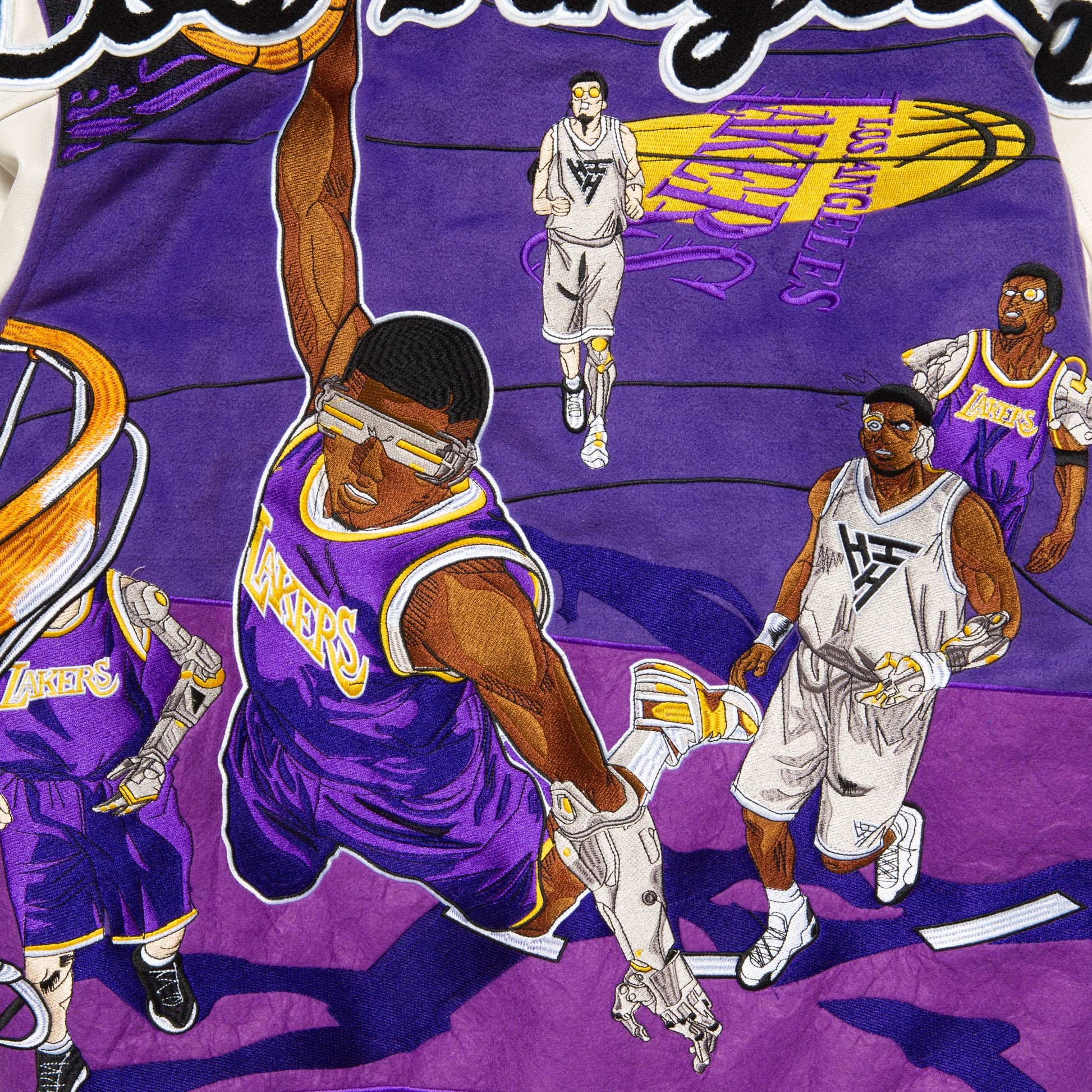 HYPLAND NBA Los Angeles Lakers Box Logo Hoodie