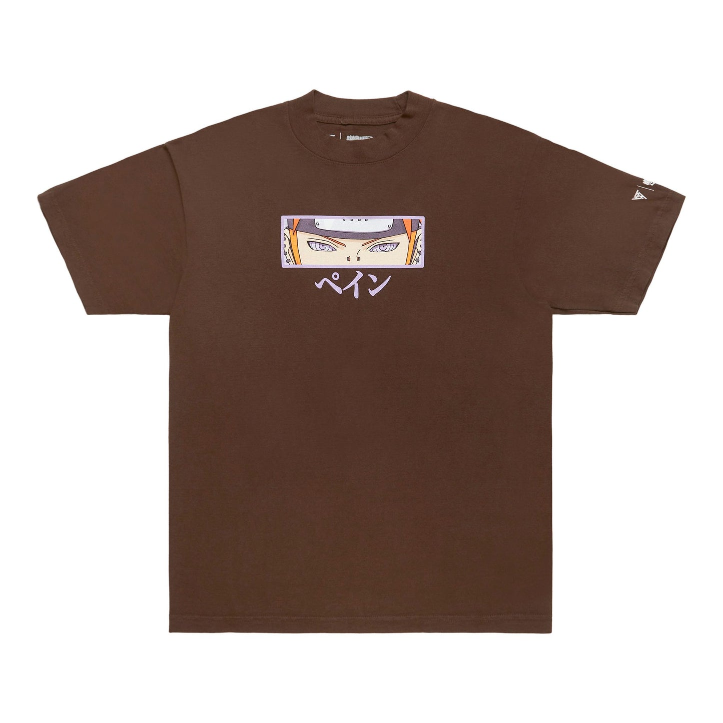 SHIPPUDEN PAIN EYES T SHIRT (BROWN)