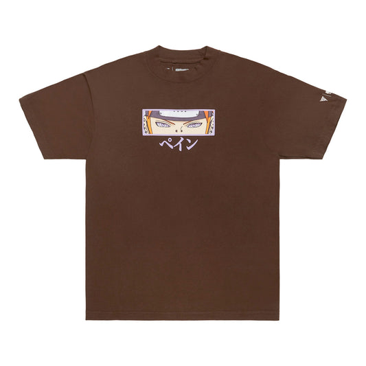 SHIPPUDEN PAIN EYES T SHIRT (BROWN)