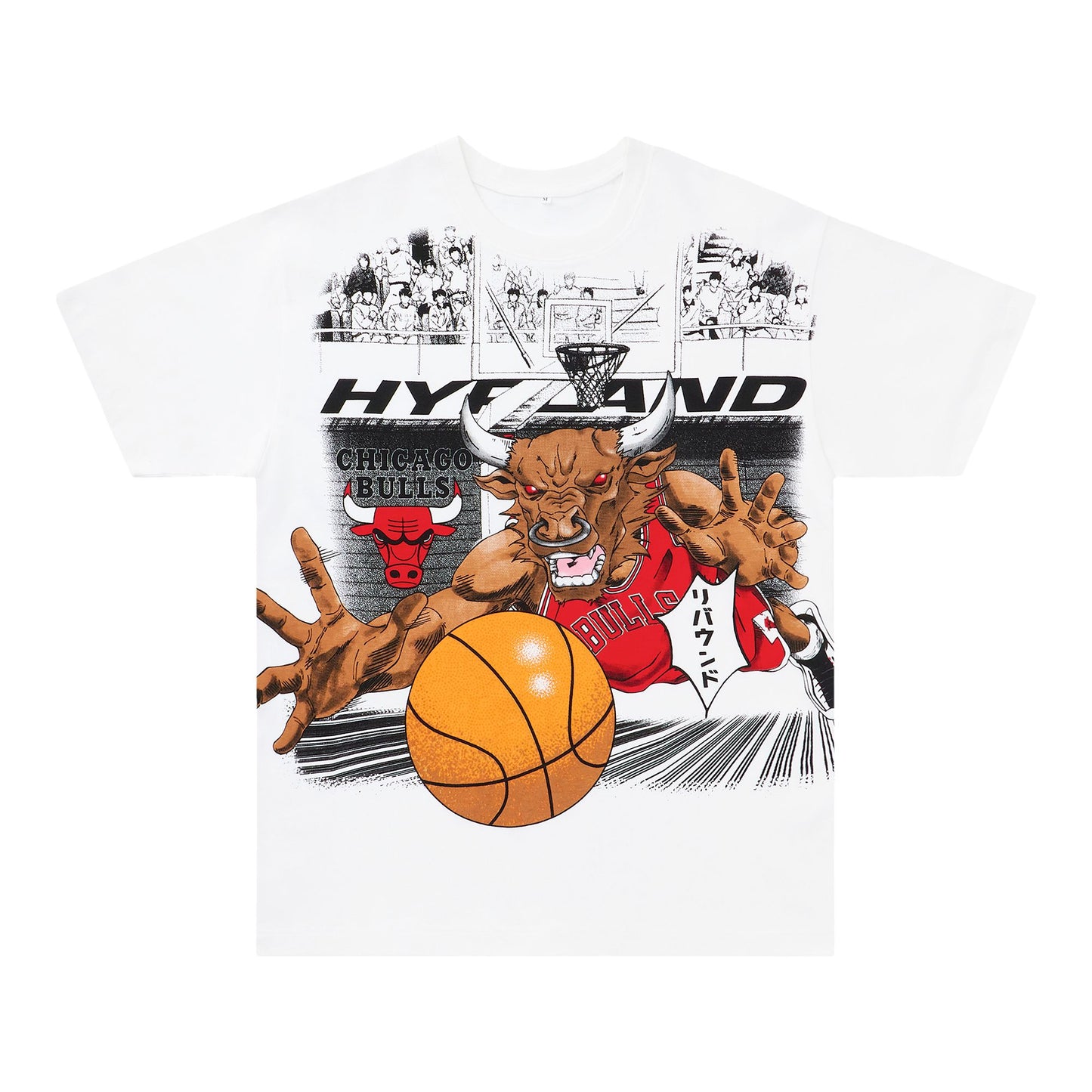 NBA CHICAGO BULLS OUT OF BOUNDS TSHIRT (WHITE)