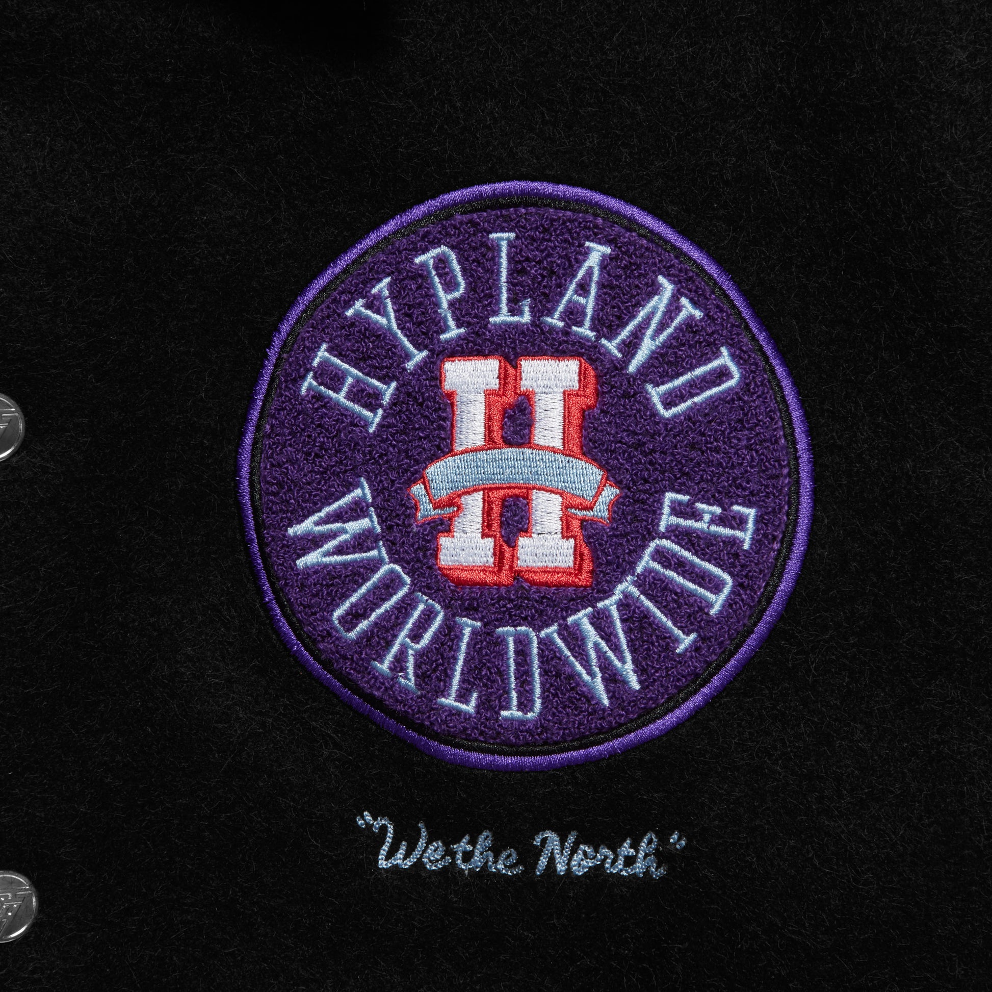 Hypland NBA Golden State Warriors Varsity Jacket (Blue) XLarge