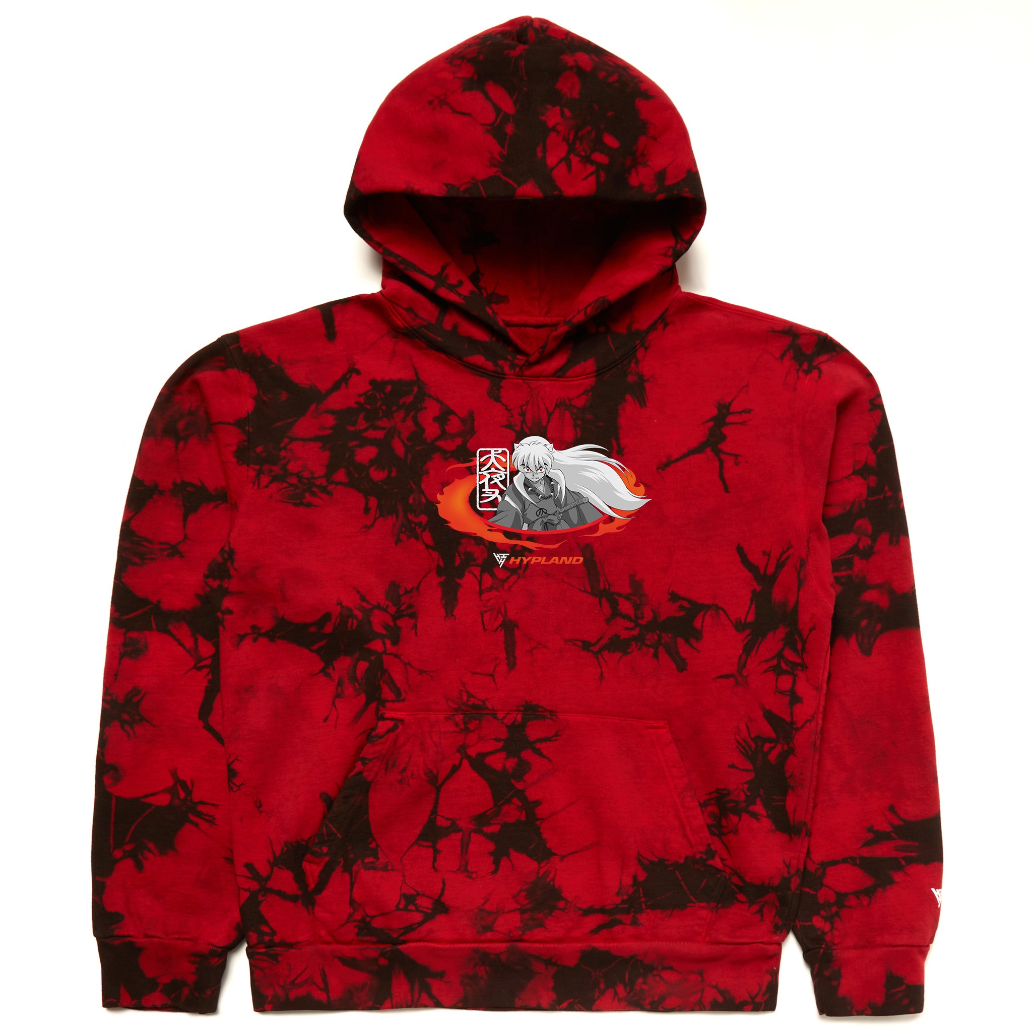 INUYASHA FLAME HOODIE TIE DYE Hypland