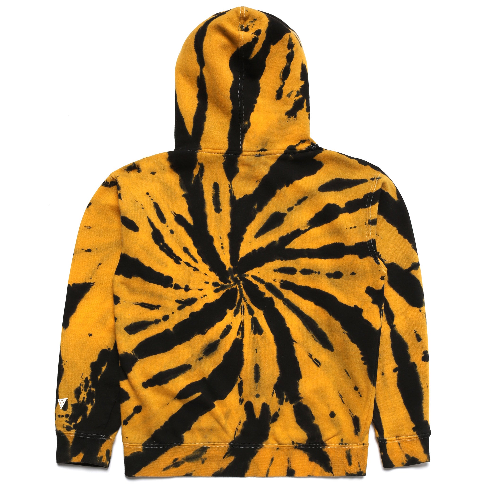 Yellow tie cheap dye hoodie