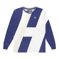HYPLAND H LOGO LONG SLEEVE (NAVY)