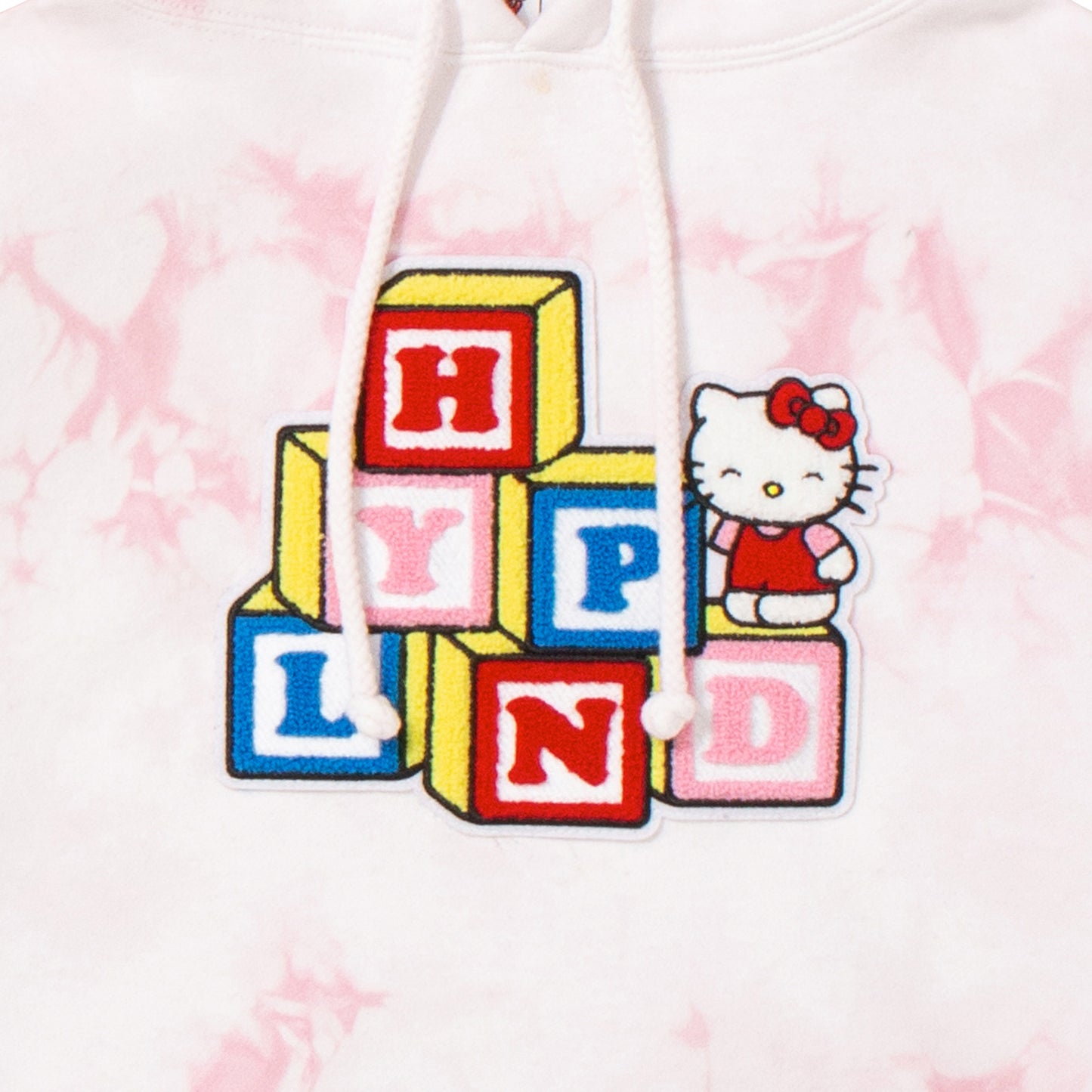 Hypland x Hello Kitty Balloons Blue Tie Dye Hoodie