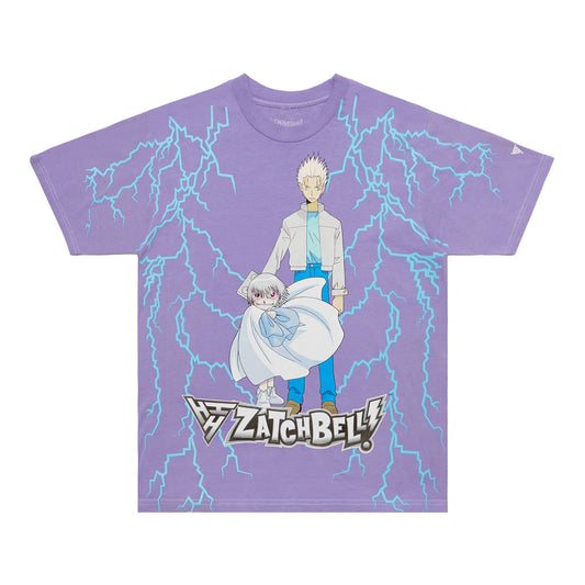 ZATCH BELL! ZENO BLUE THUNDER SHIRT (LAVENDER)