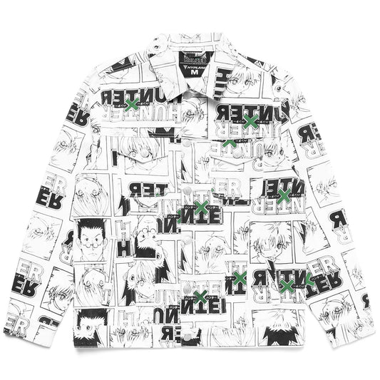 HXH CHARACTER DENIM JACKET (WHITE)