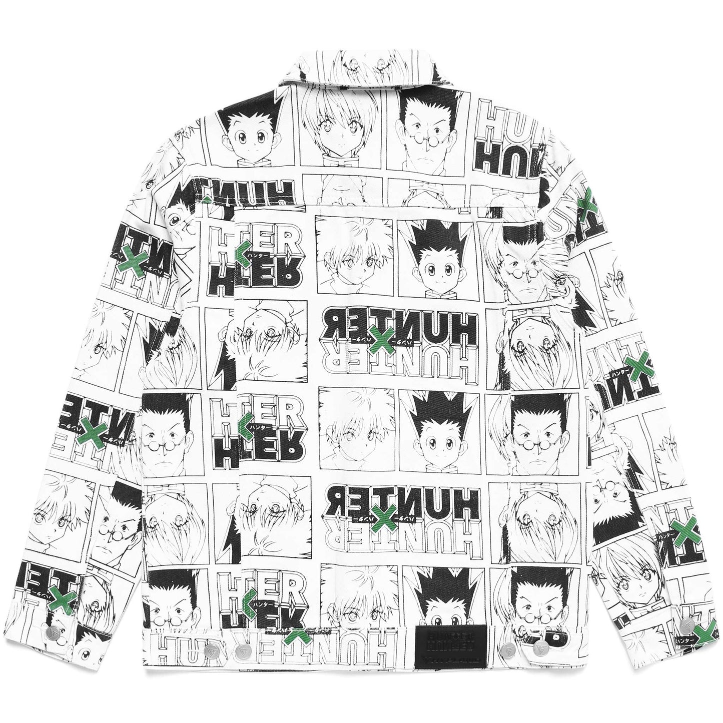 HXH CHARACTER DENIM JACKET (WHITE)